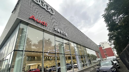 框架鋼結構：豐之德奧迪4S店